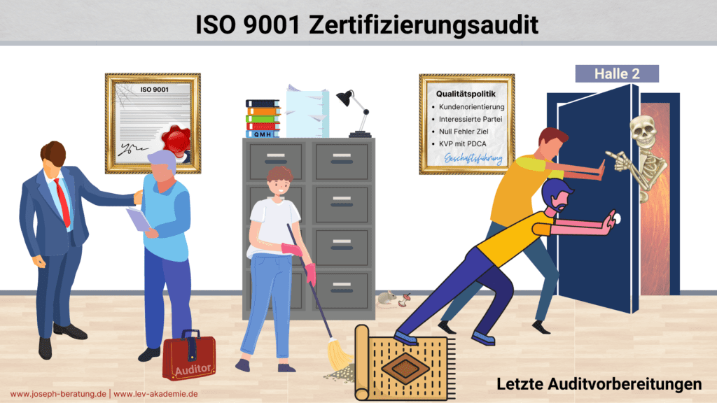 ISO 9001 Zertifizierungsaudit - Es muss nicht alles dokumentiert sein.
