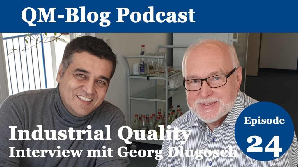 Stephan Joseph mit Georg Dlugosch bei der QM-Podcast Aufnahme