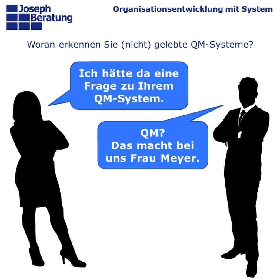 Gehören Sie zu den Unternehmen, die Ihr QM-System für sich pflegen?