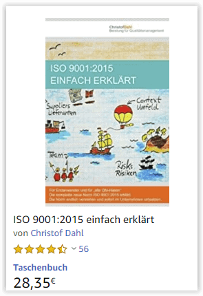 Hilfreichere Informationen als in der ISO 9002 finden sie auch in diesem Buch.