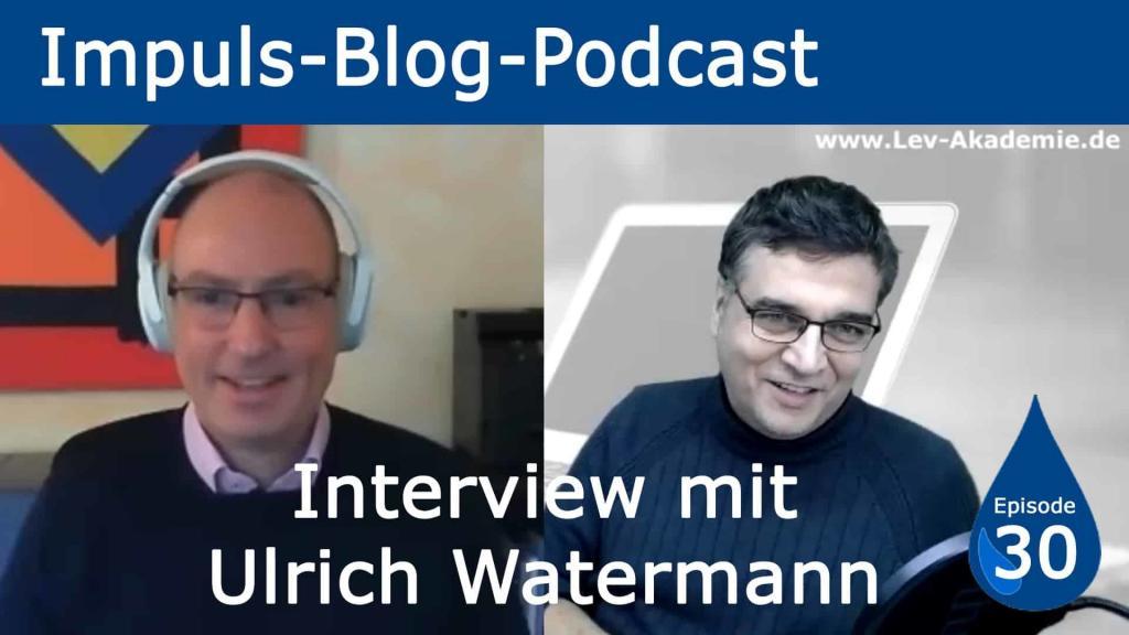 Stephan Joseph mit Ulrich Watermann bei der QM-Podcast Aufnahme