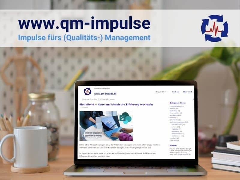 QM Impulse - Blog QM-Impulse gestartet