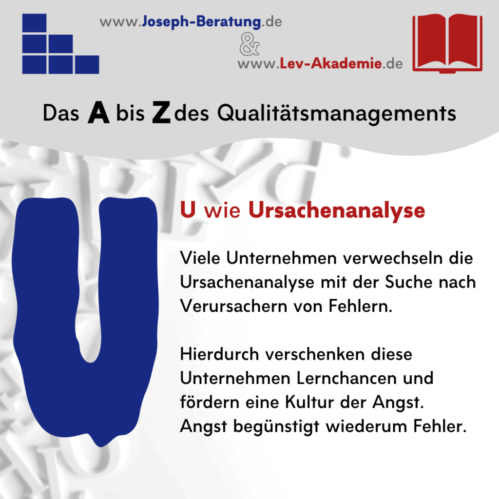 U - Das A bis Z des Qualitätsmanagements - 26 QM-Impulse