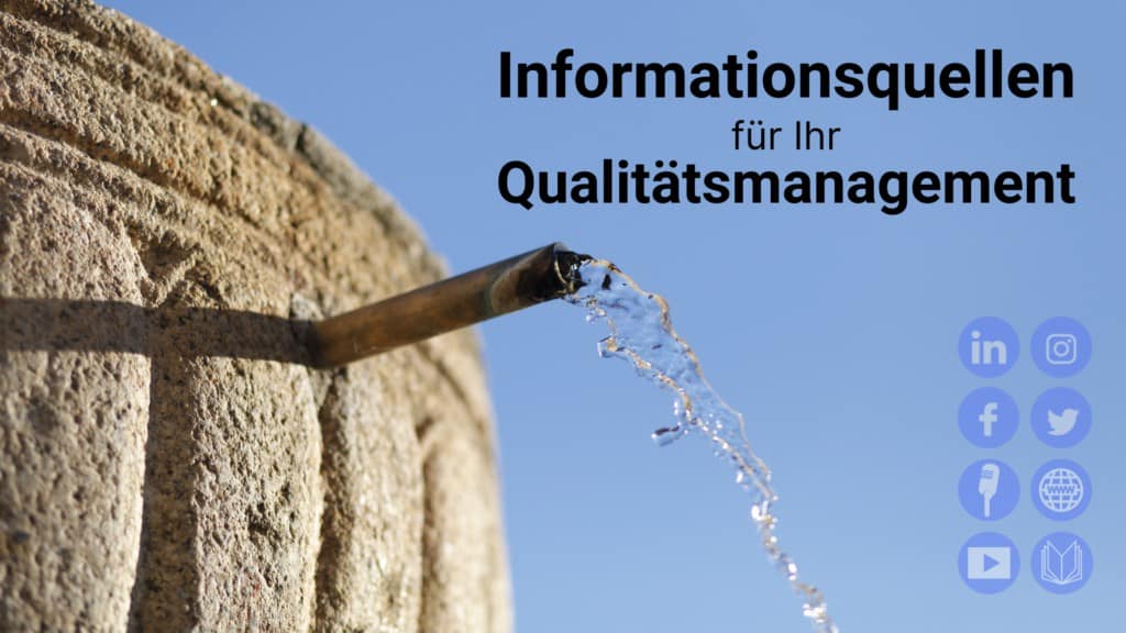 Informationsquellen Qualitätsmanagement