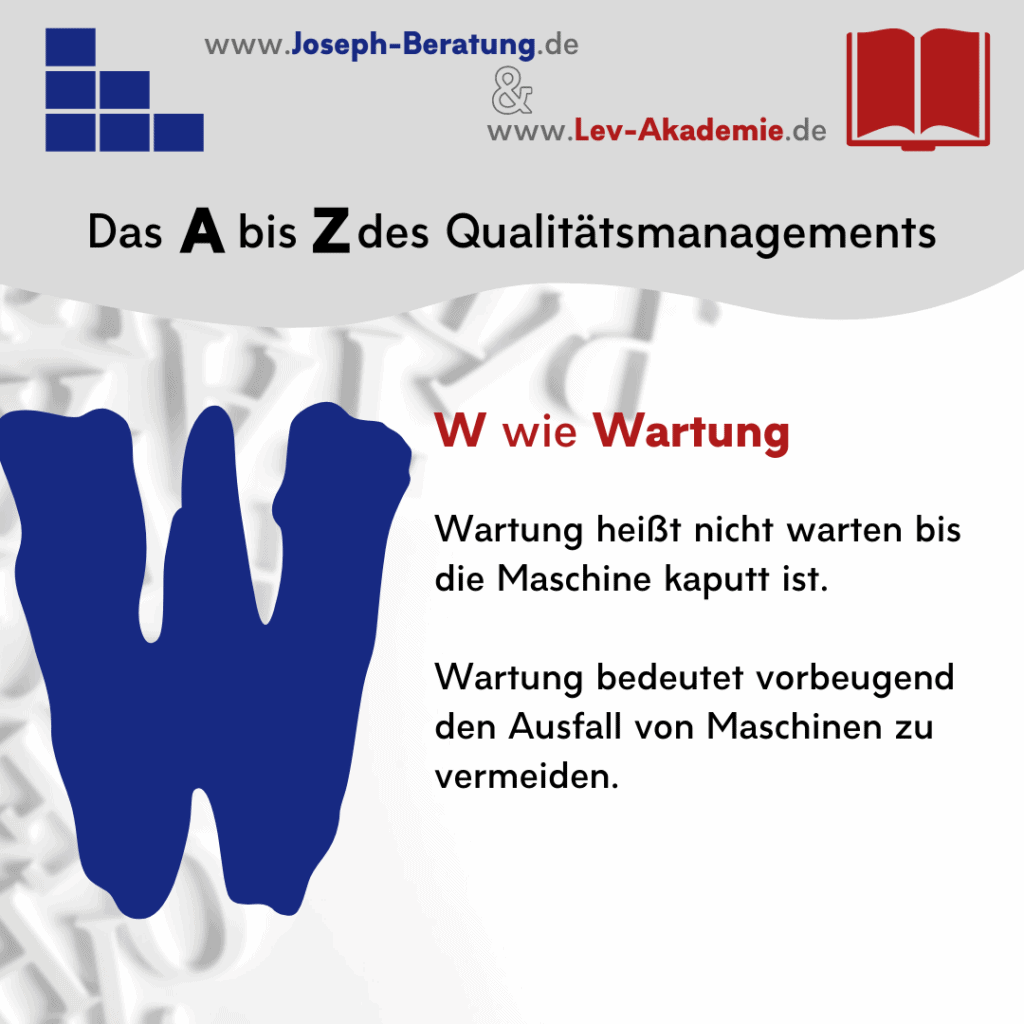 W - Das A bis Z des Qualitätsmanagements - 26 QM-Impulse