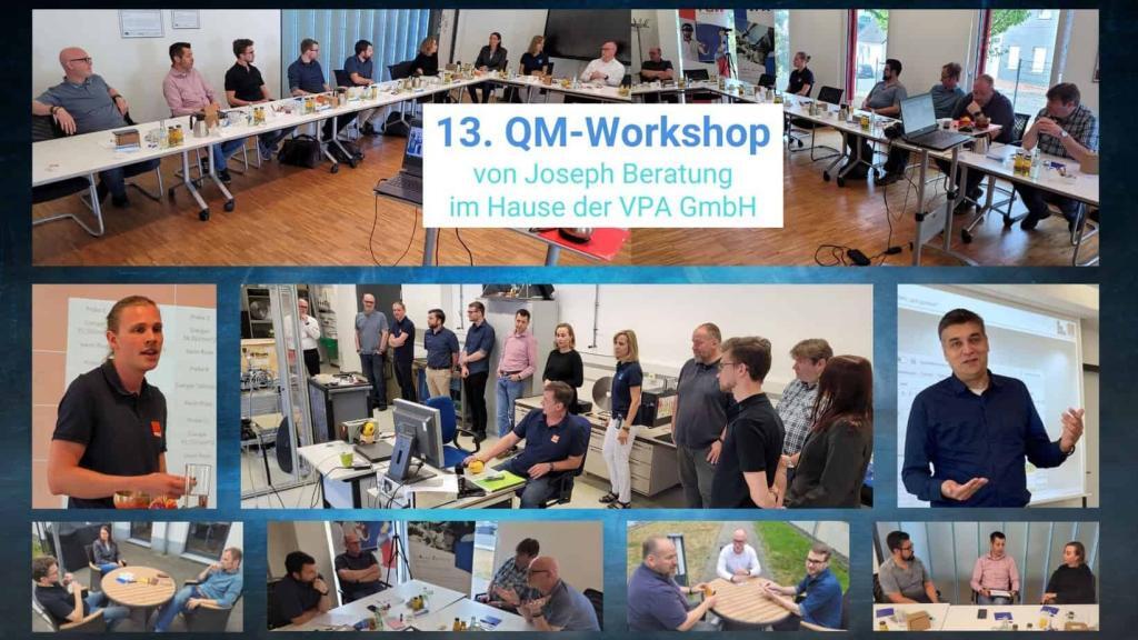 VPA 13 QM Workshop - 13. QM-Workshop