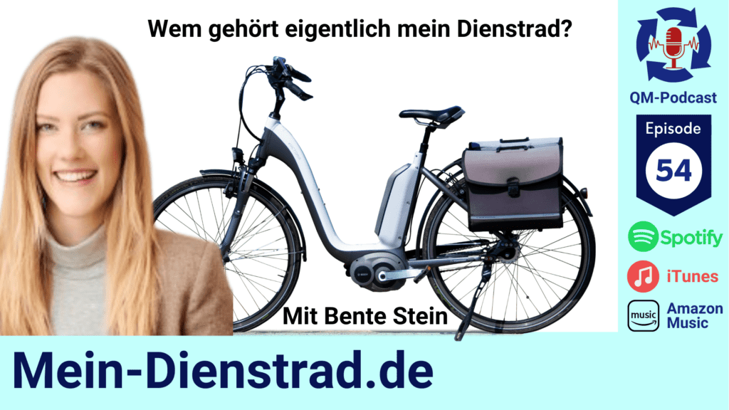 Mein Dienstrad mit Bente Stein