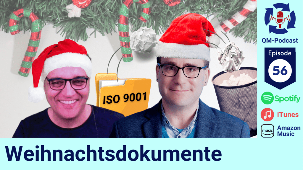 Jan und ich nehmen eine die QM-Podcast Episode 56 zum Thema Dokumente auf.