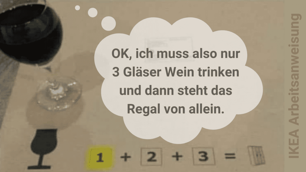 Beispiel einer IKEA Arbeitsanweisung.