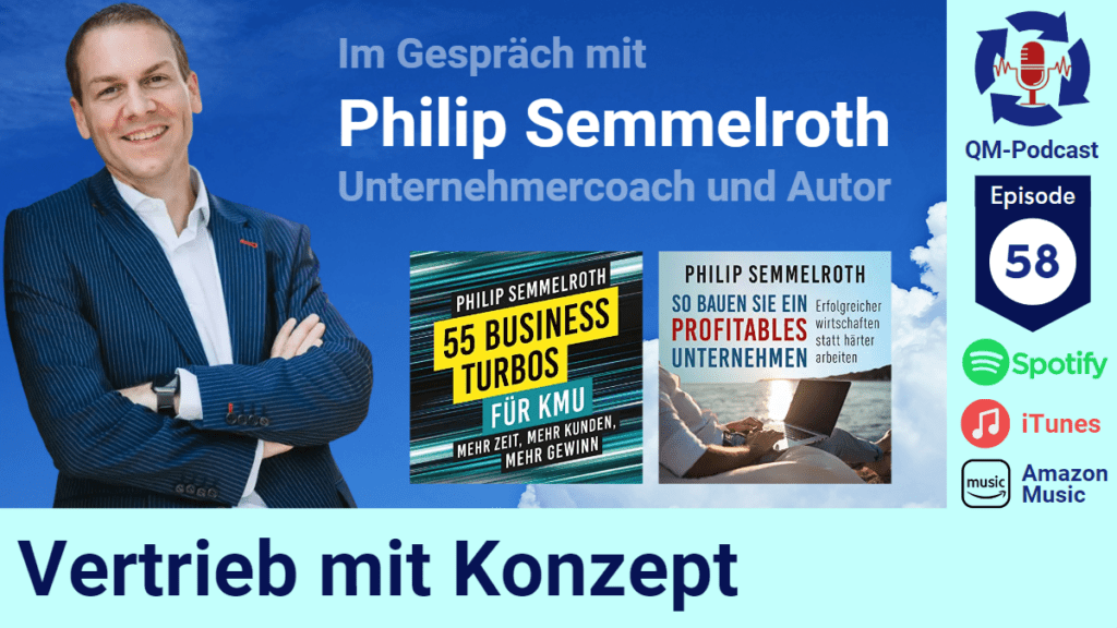 QM-Podcast Cover mit Philip Semmelroth