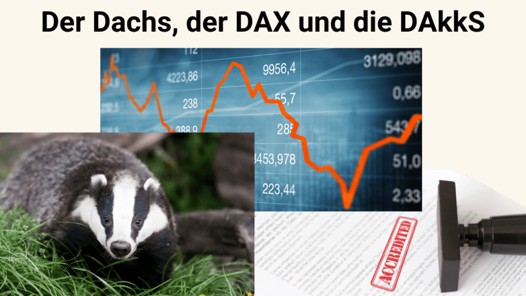 Der Dachs, der DAX und die DAkkS