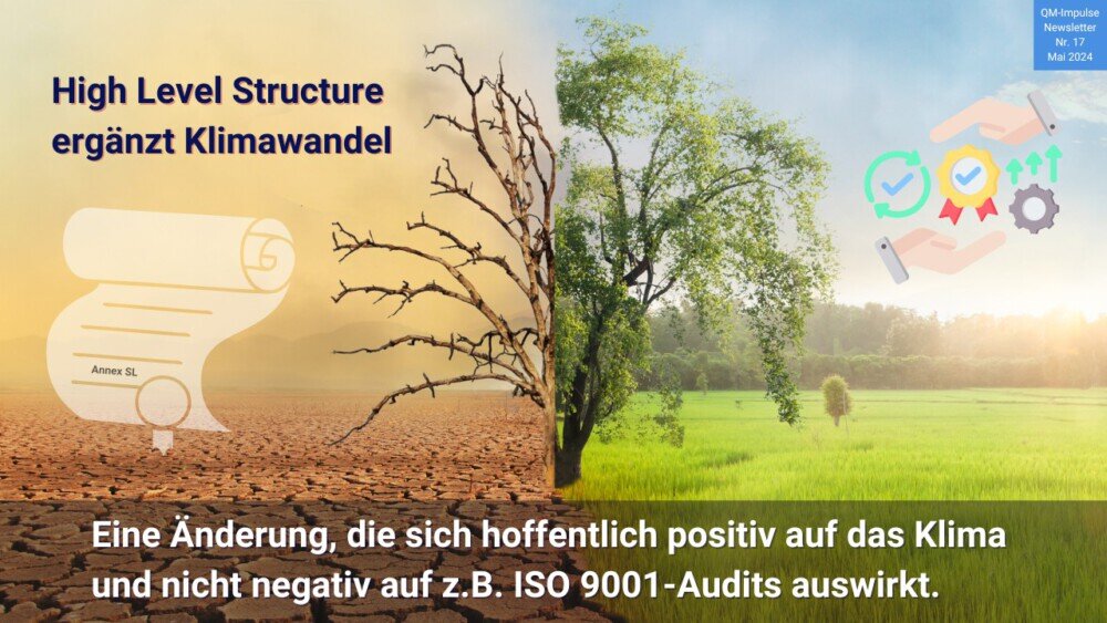 Klimawandel im Annex SL (HLS - High-Level-Structure)