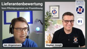 Lieferantenbewertung wirksam und schlank umsetzen: In Episode 91 des QM-Impulse-Podcasts geht’s um externe Anbieter nach ISO 9001 – praxisnah & risikobasiert.