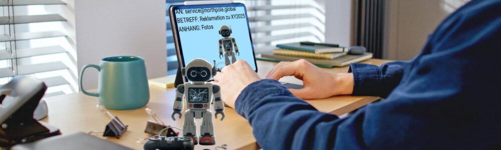 Defektes Spielzeug zu Weihnachten? Ein Fall für das Beschwerdemanagement.