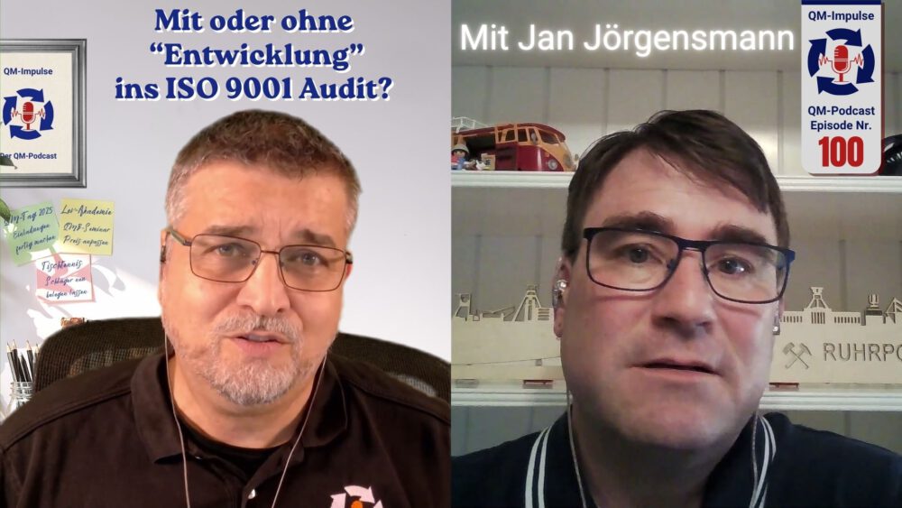 102 Entwicklung Jan YT - Mit oder ohne Entwicklung ins ISO 9001 Audit?